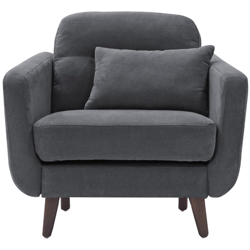 Serta at Home Sierra Accent Chair in Slate Gray