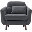 Serta at Home Sierra Accent Chair in Slate Gray
