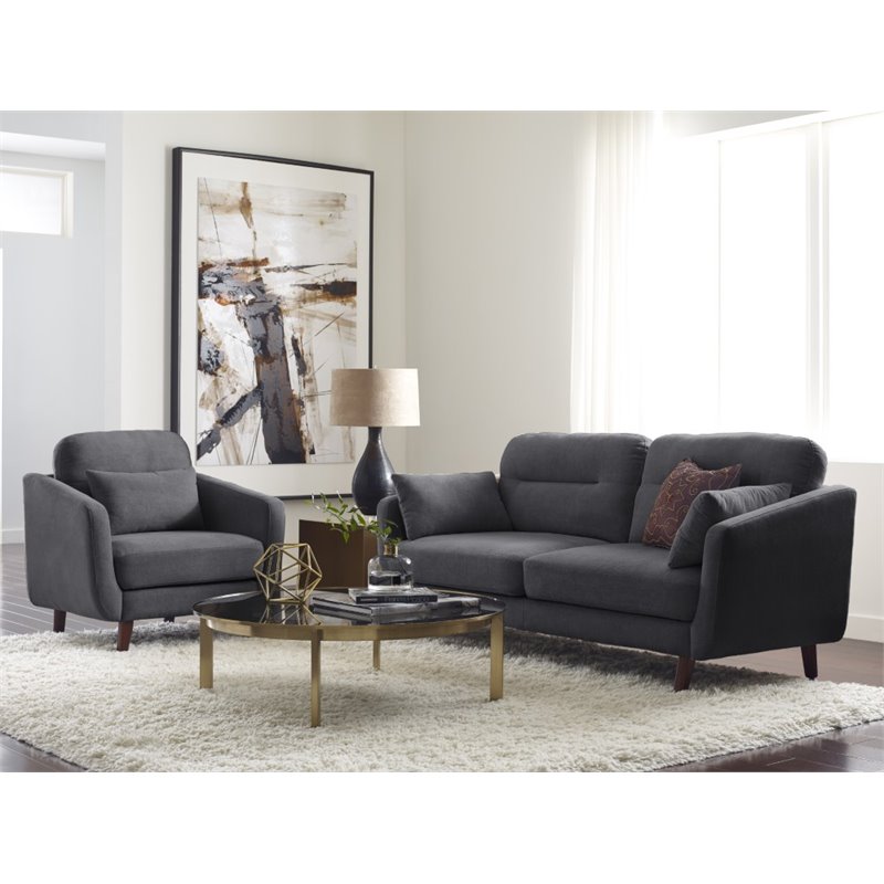 Serta at Home Sierra Accent Chair in Slate Gray