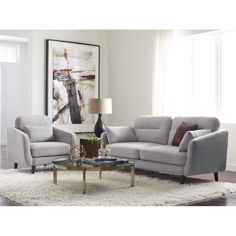 Serta at Home Sierra Accent Chair in Smoke Gray