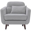 Serta at Home Sierra Accent Chair in Smoke Gray