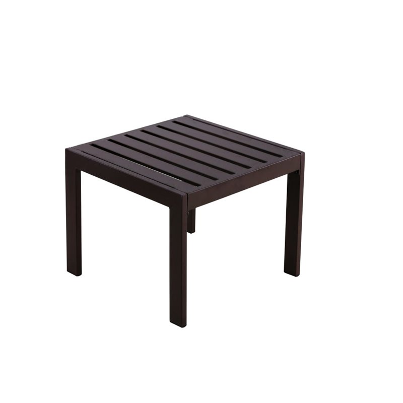 Serta Catalina Patio Side Table In Bronze Dx16007