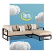 Serta Catalina Outdoor Sectional in Bronze