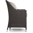 Serta Laguna 5 Piece Wicker Patio Sofa Set in Brown