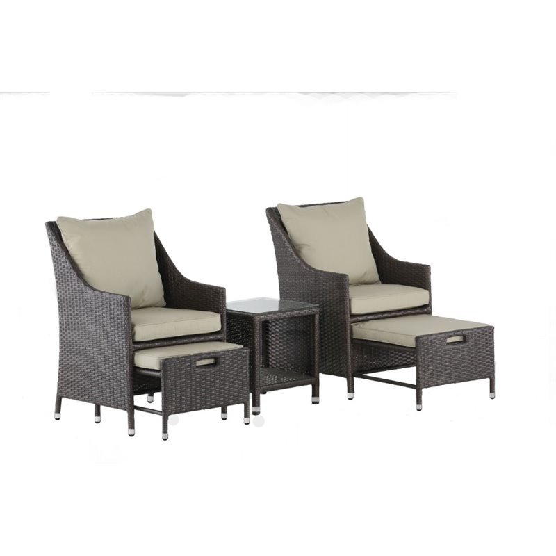 spruce hills wicker patio chair
