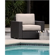 Serta Laguna Wicker Patio Arm Chair in Brown