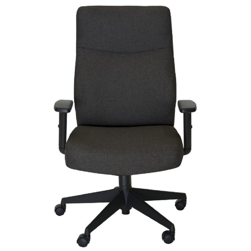 Serta at Home Style Amy Office Swivel Chair in Dark Gray