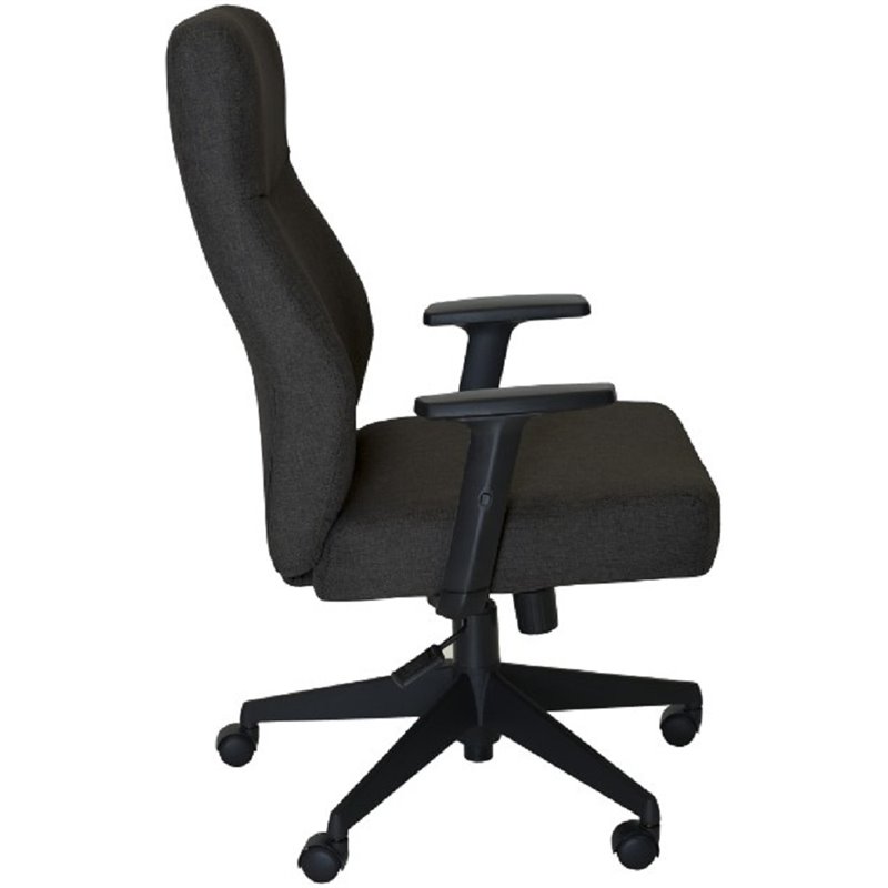 Serta at Home Style Amy Office Swivel Chair in Dark Gray