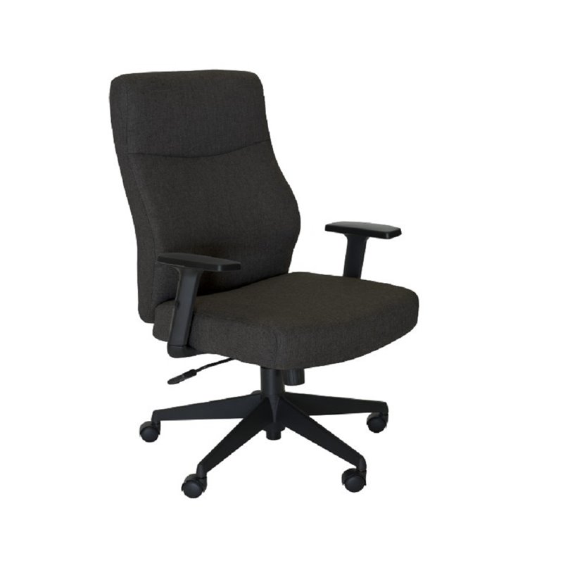 Serta at Home Style Amy Office Swivel Chair in Dark Gray