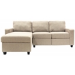 Serta Palisades Reclining Sectional Sofa with Left Storage Chaise Beige