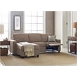Serta at Home Palisades Left Facing Reclining Sectional in Beige