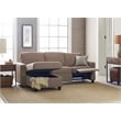 Serta at Home Palisades Left Facing Reclining Sectional in Beige