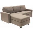 Serta at Home Palisades Left Facing Reclining Sectional in Beige