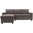Serta Palisades Reclining Sectional Sofa with Left Storage Chaise Gray