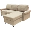 Serta Copenhagen Reclining Sectional Sofa with Right Storage Chaise Beige