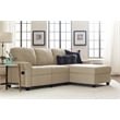 Serta Copenhagen Reclining Sectional Sofa with Right Storage Chaise Beige