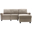 Serta at Home Copenhagen Right Facing Reclining Sectional in Beige