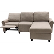 Serta at Home Copenhagen Right Facing Reclining Sectional in Beige