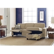 Serta Palisades Reclining Sectional Sofa with Right Storage Chaise Beige