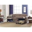 Serta at Home Palisades Right Facing Reclining Sectional in Beige