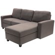 Serta Palisades Reclining Sectional Sofa with Right Storage Chaise Gray