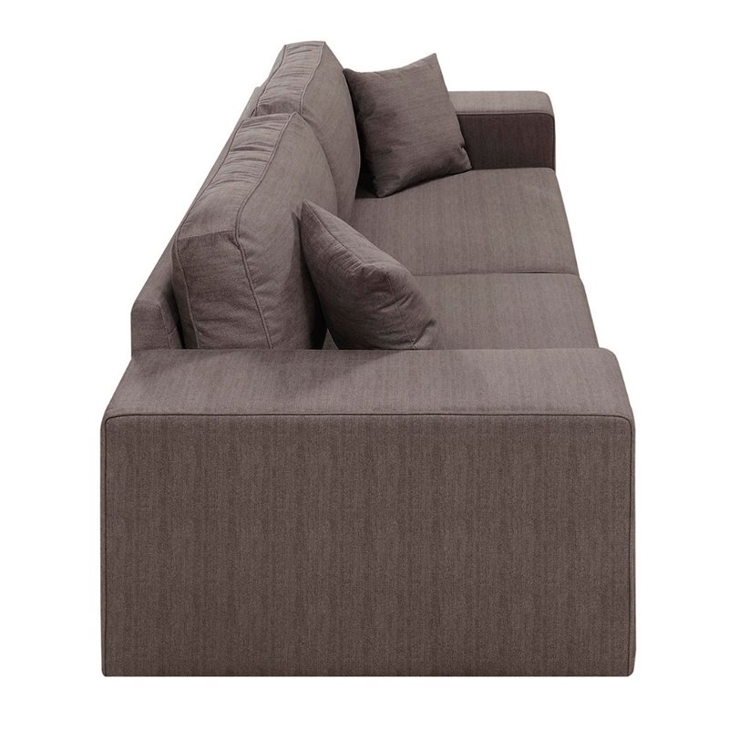 Serta At Home Truman Chenille Sofa In Fawn Uph2001324 Serta At Home Truman Chenille Sofa In Fawn
