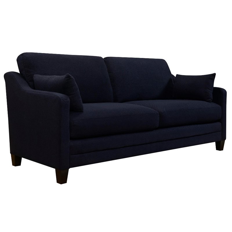 Serta At Home Carmina Chenille Sofa In Navy