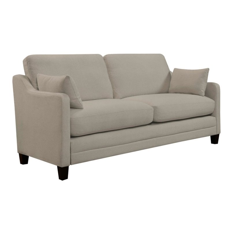 Serta At Home Carmina Chenille Sofa In Linen
