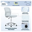 Serta at Home Essentials Faux Leather Office Chair in Blue Sky