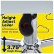Serta at Home Essentials Faux Leather Office Chair in Blue Sky