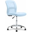Serta at Home Essentials Faux Leather Office Chair in Blue Sky
