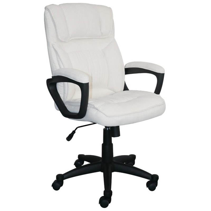 Serta At Home Style Hannah I Microfiber Office Chair In Ivory