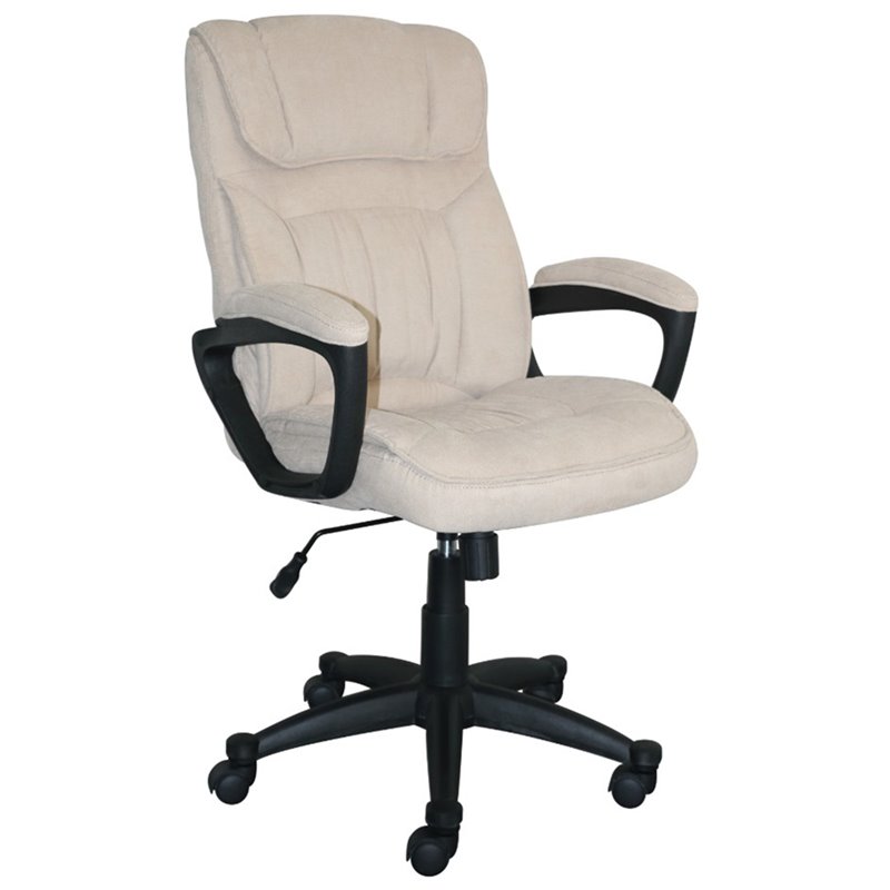 Serta At Home Style Hannah I Microfiber Office Chair In Beige