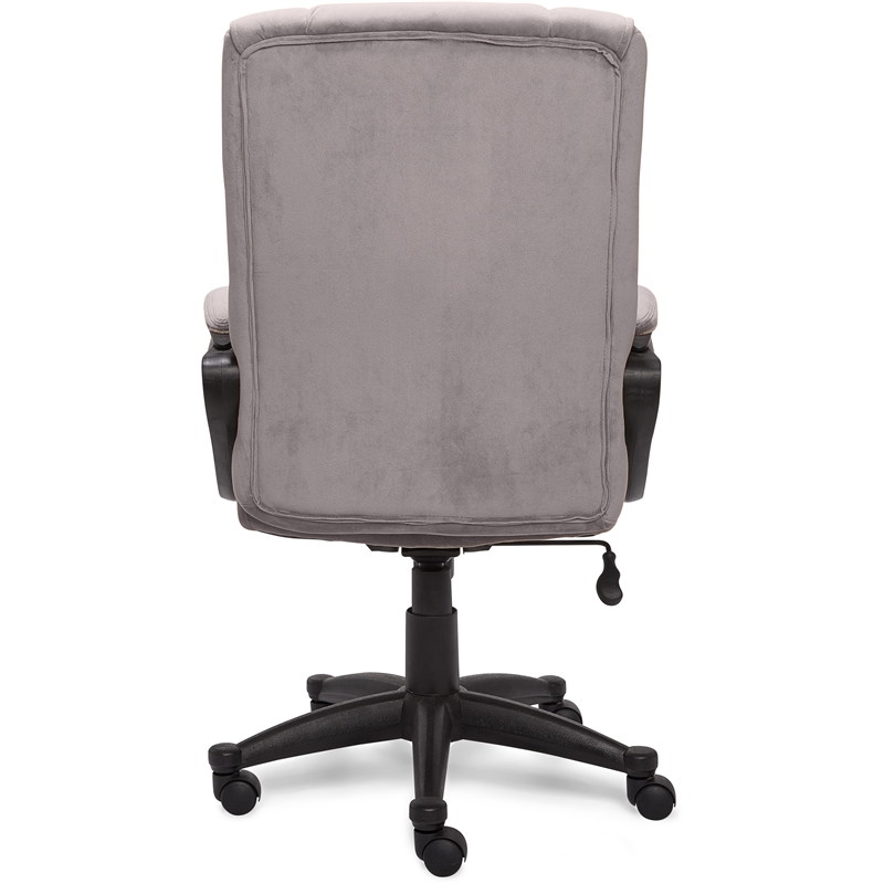 Serta At Home Style Hannah I Microfiber Office Chair In Light Gray