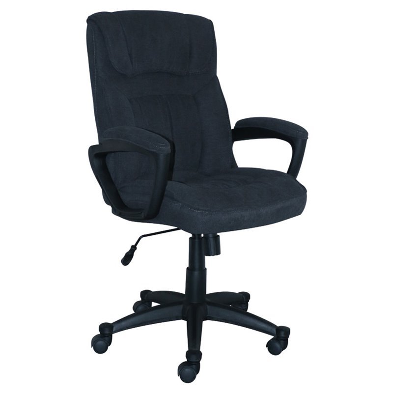 Serta At Home Style Hannah I Microfiber Office Chair In Black Serta At Home Style Hannah I Microfiber Office Chair In Black