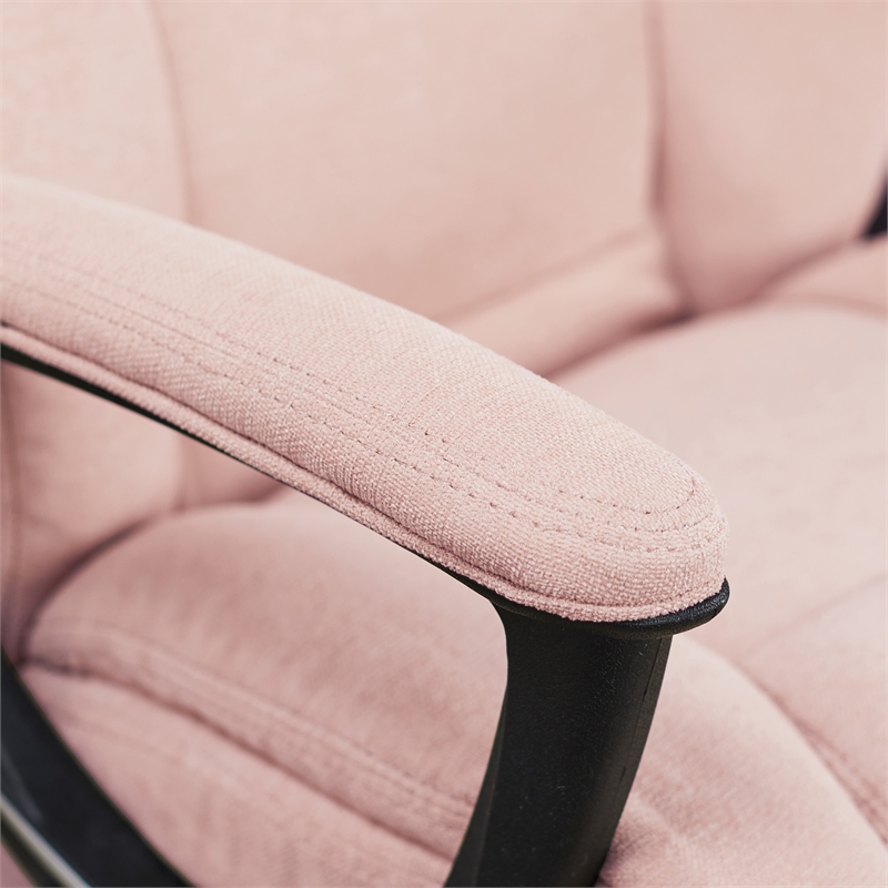 Serta at Home Style Hannah II Office Swivel Chair in Pink