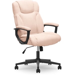 Serta at Home Style Hannah II Office Swivel Chair in Pink