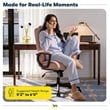 Serta at Home Style Hannah II Office Swivel Chair in Pink