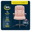 Serta at Home Style Hannah II Office Swivel Chair in Pink