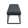Finch Danes Tufted Bench with Iron Legs 72.5