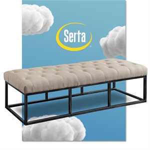 serta at home danes tufted bedroom bench