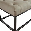 Finch Danes Tufted Bench with Iron Legs 72.5