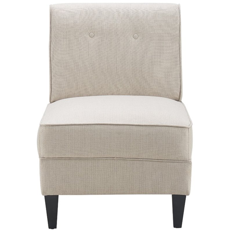 Serta At Home Copenhagen Tufted Slipper Chair In Cream Uph20023a