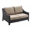 Serta Tahoe Outdoor Loveseat in Terra Brown Wicker
