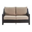 Serta Tahoe Outdoor Loveseat in Terra Brown Wicker