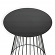 Serta Element Round Side Table in Midnight Black