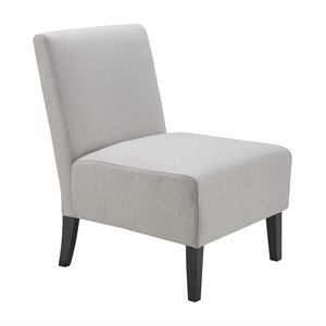 Serta Palisades Slipper Chair Pebble Gray