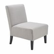 Serta Palisades Slipper Chair Pebble Gray