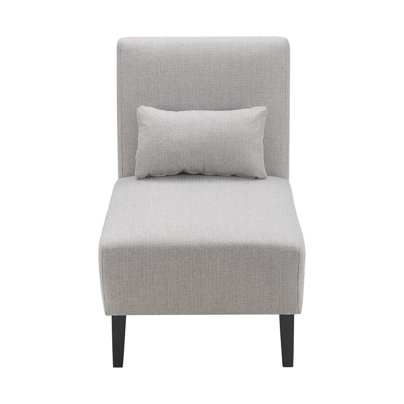 Serta Palisades Slipper Chair Pebble Gray