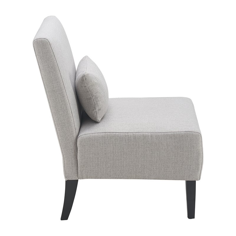 Serta Palisades Slipper Chair Pebble Gray